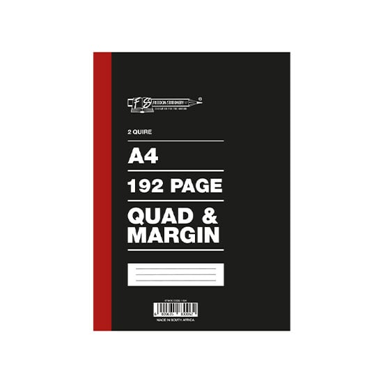 HARD COVER 2 Quire / 192 pages A4 Counter Books Q/M - 1024