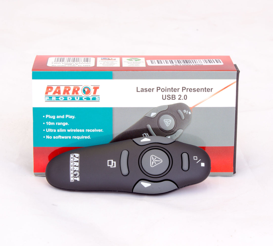 Parrot Laser Pointer Presenter (USB 2.0 Red Laser) - EL1005