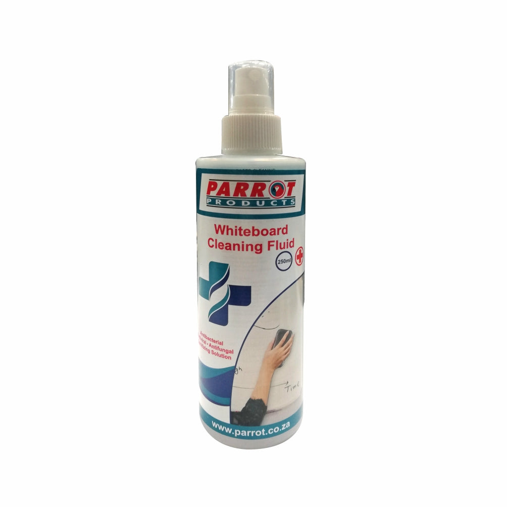 Parrot Products Whiteboard Cleaning Fluid (250ml - Carded) - CLE 015