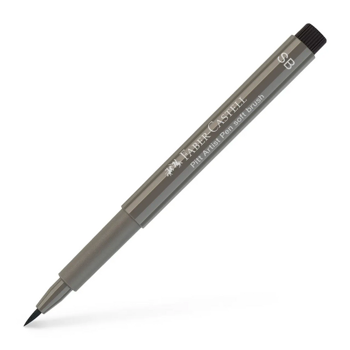 Faber-Castell Pitt Artist India Ink Pen SB 273 Warm Grey IV Box Of 10 - A167873