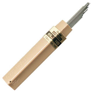 Pentel Hi-Polymer Leads 0.5 mm 12 Leads Per Tube