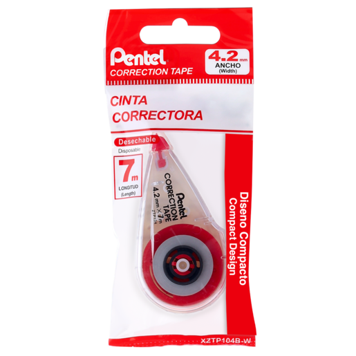 Pentel Correction Tape 4.2mm x 7m  Correction Tapes - PTLZTP104