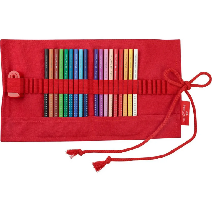 Faber-Castell Grip Colour Pencil Roll Of 18 Colours- A201541