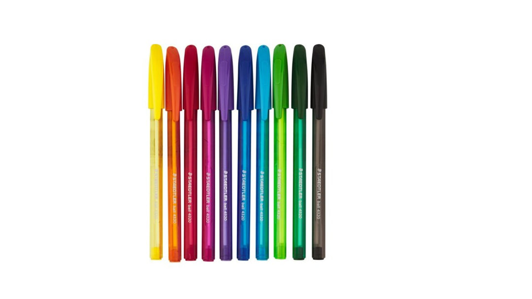 Staedtler Ballpoint Pens Assorted Colours set of 10 - BTSSPLL46