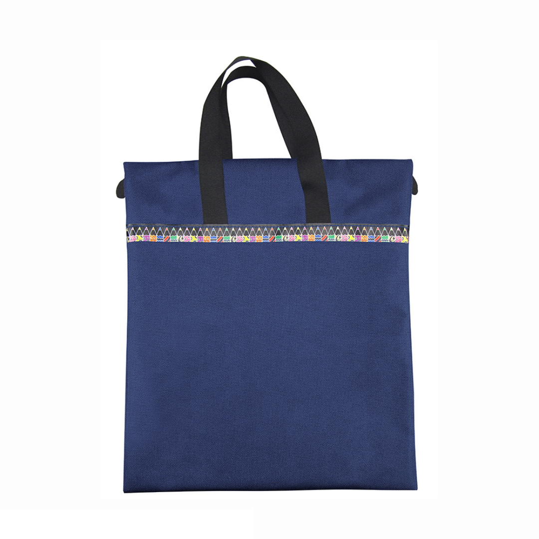 Bantex Library Bag Portrait with Zip and Handles