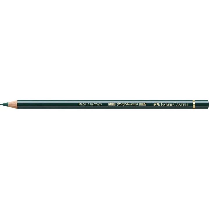 Faber-Castell Polychromos Colour Pencil 267 Pine Green Box Of 6 - A110267