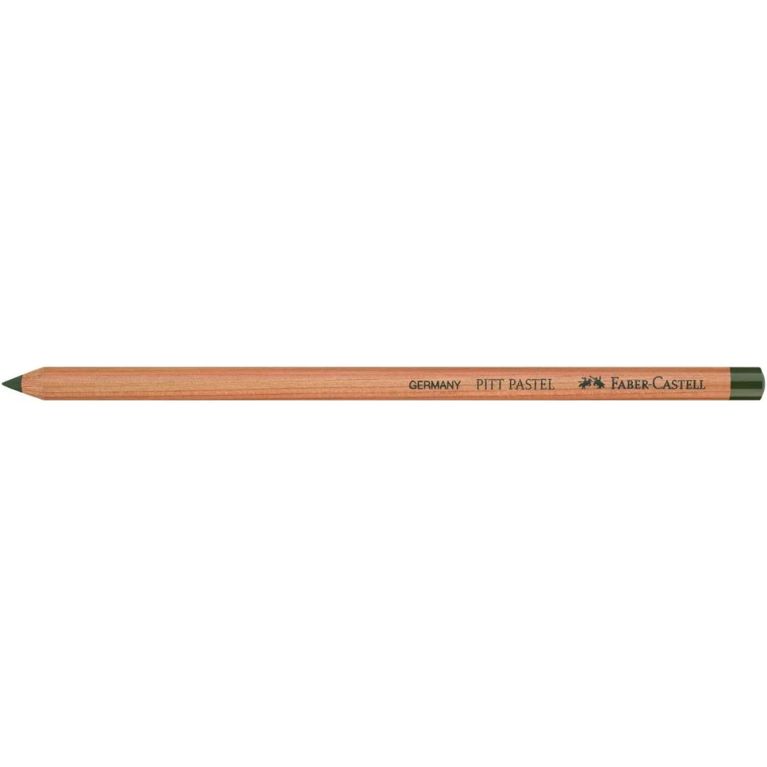 Faber-Castell Pitt Pastel Pencil 174 Chromium Green Opaque Box Of 6 - A112274