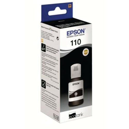 Epson 110 Ecotank Black Ink Bottle (120ml) - EPT110B