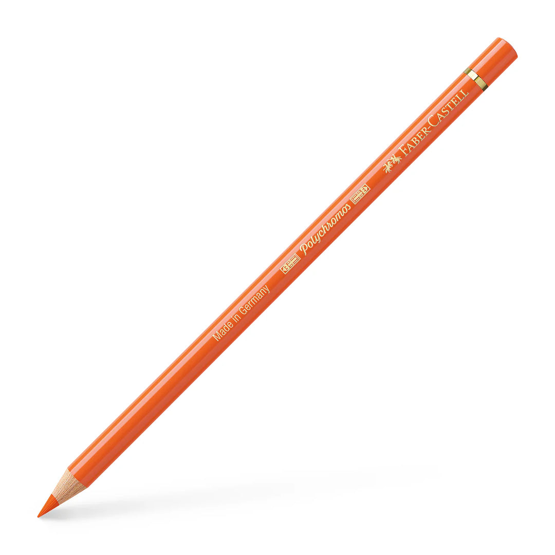 Faber-Castell Polychromos Colour Pencil 113 Orange Glaze Box Of 6 - A110113