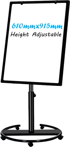 FLIPCHART MAGNETIC DELUXE CASTORS 915*610MM - BD9145