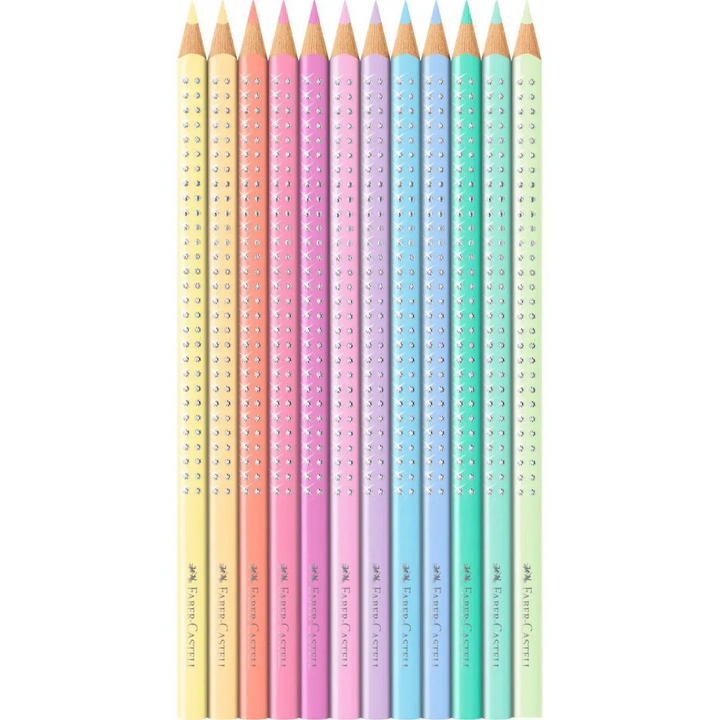 Faber-Castell Colouring Pencil Sparkle Tin Of 12 - A201910