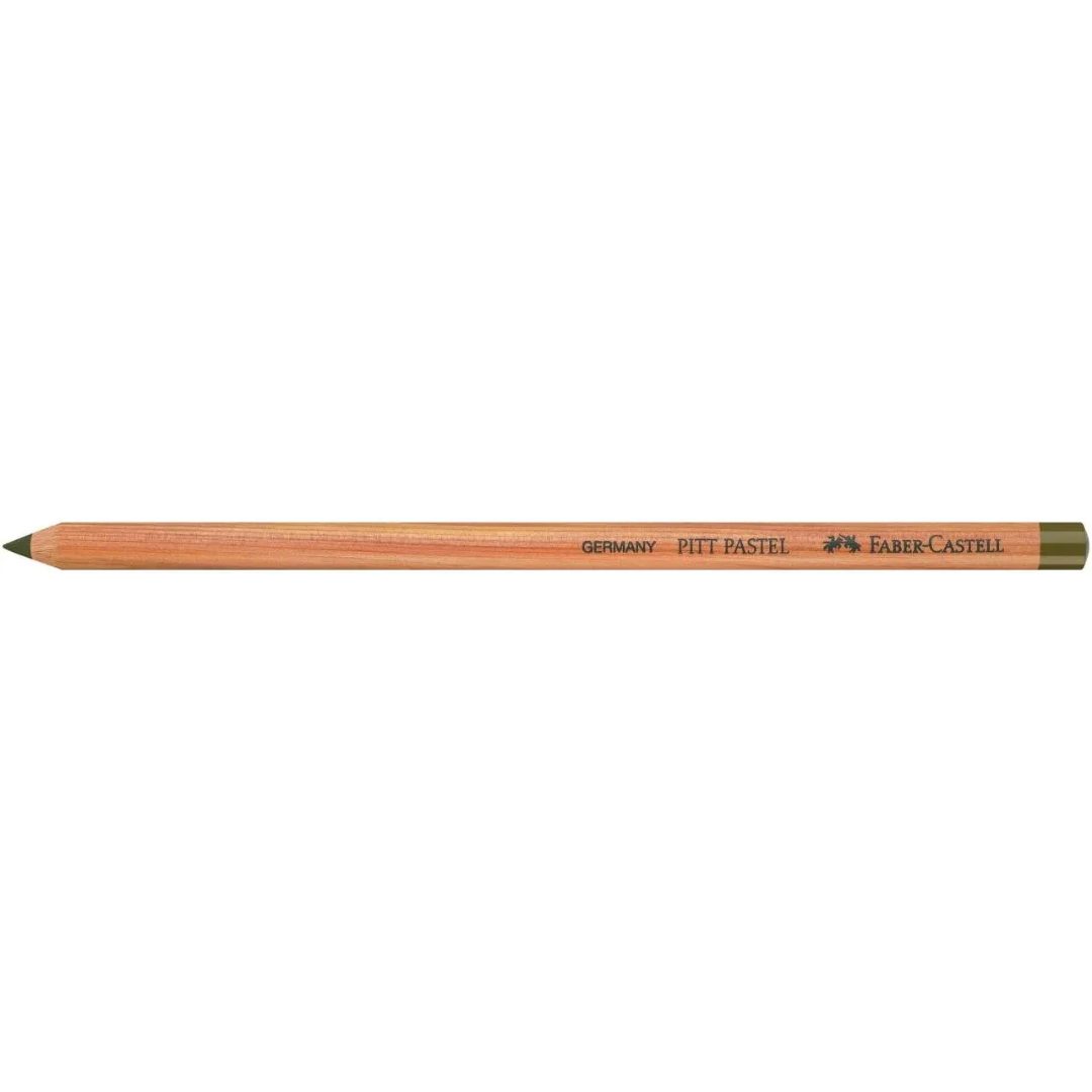 Faber-Castell Pitt Pastel Pencil 173 Olive Green Yellowish Box Of 6 - A112273