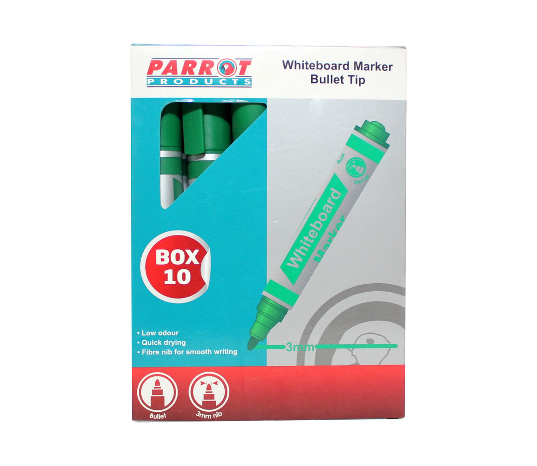 Whiteboard Markers (10 Markers - Bullet Tip)