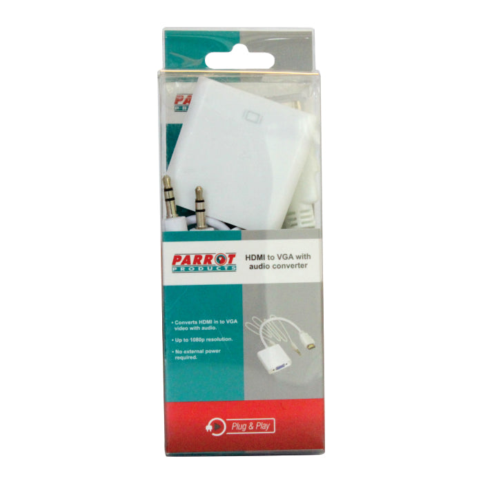 Parrot HDMI To VGA With Audio Converter - AD2008