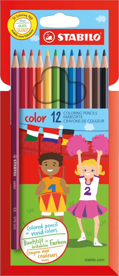 Stabilo Color Colour Pencils: Assorted Box - 1912-77-11