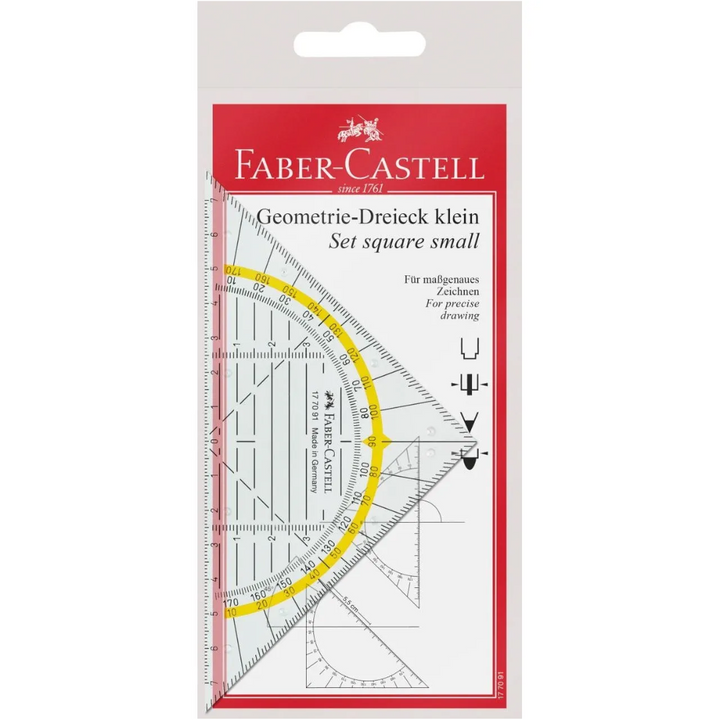 Faber-Castell Set Square Small, 14 cm - A177091