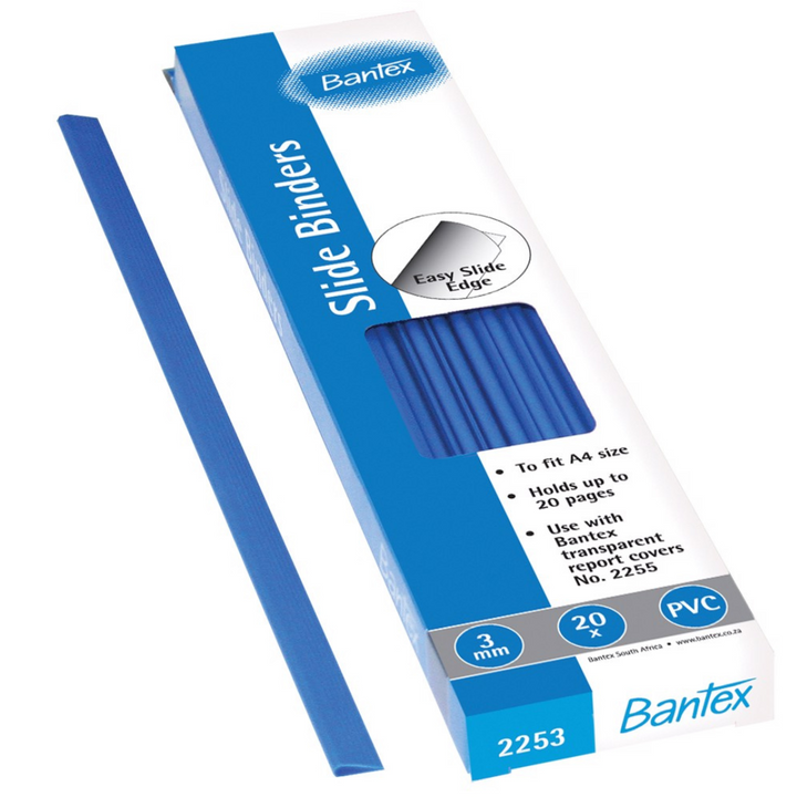 Bantex Slide Binder A4 3mm