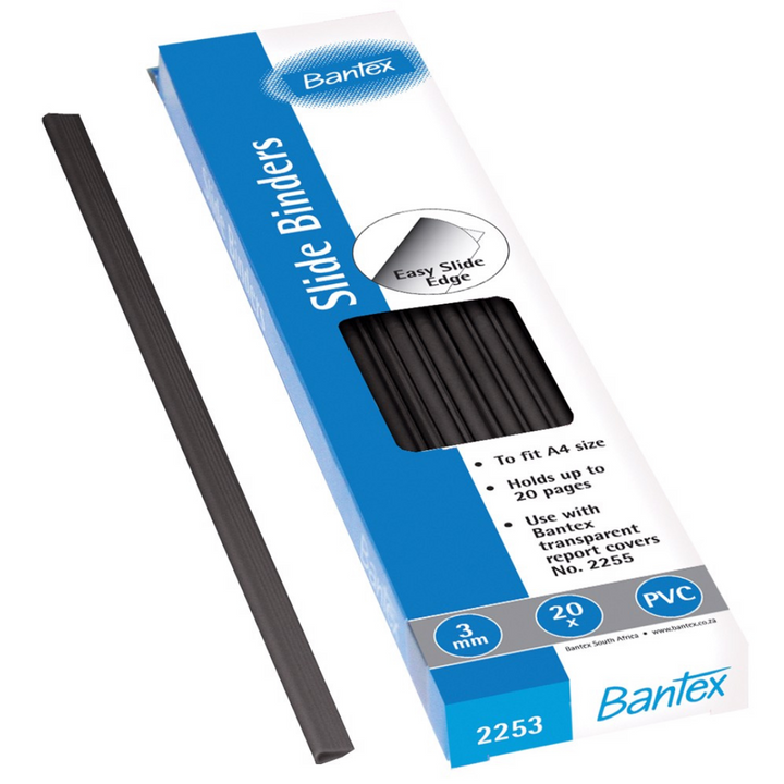Bantex Slide Binder A4 3mm
