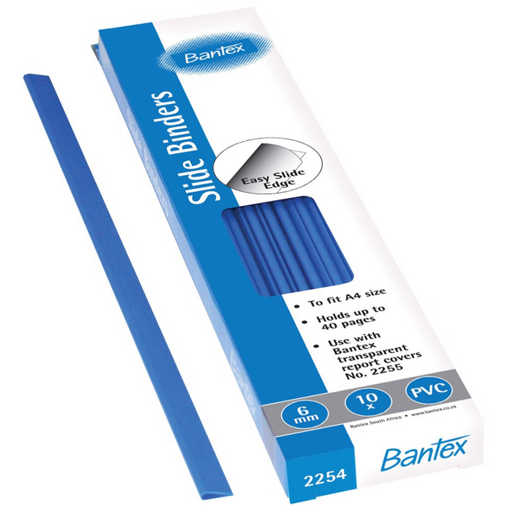 Bantex Slide Binder A4 6mm