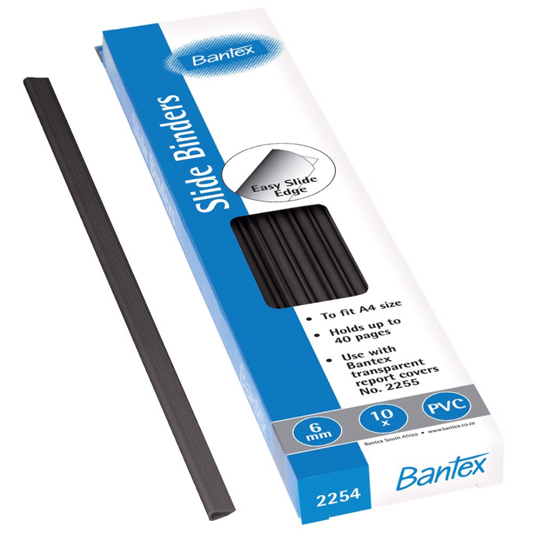 Bantex Slide Binder A4 6mm