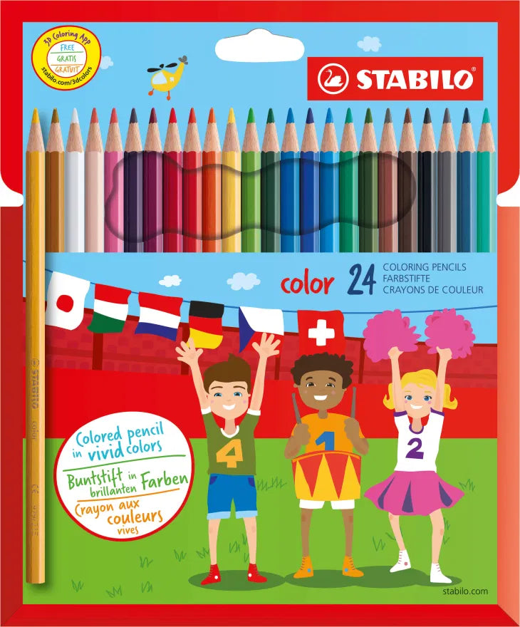 Stabilo Color Colour Pencils: Assorted Box - 1912-77-11