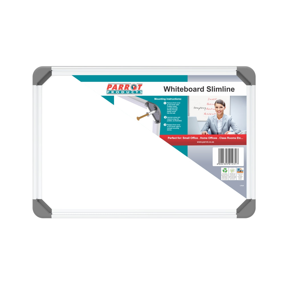 Parrot Slimline Non-Magnetic Whiteboard