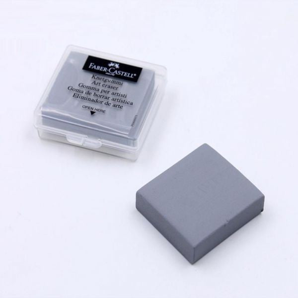 Faber-Castell Kneadable Rubber Eraser Grey Box of 18 In Plastic Container - A127220