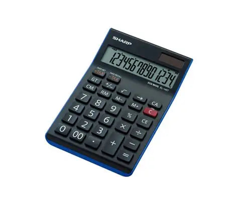 Sharp electronic calculator -EL 145 T - BL