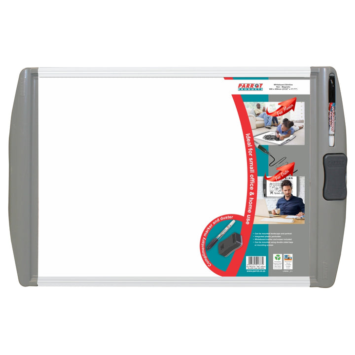 WHITEBOARD SLIMLINE NON MAGNETIC RETAIL