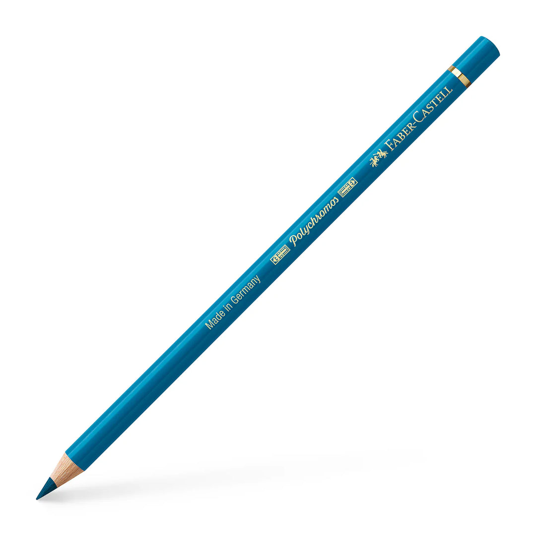 Faber-Castell Polychromos Colour Pencil 153 Cobalt Turquoise Box Of 6 - A110153