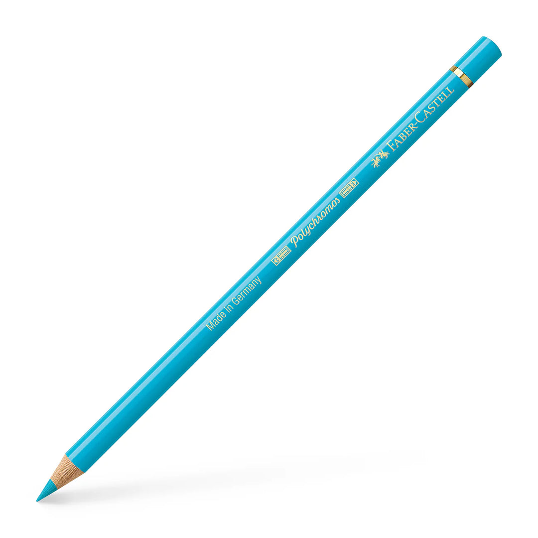 Faber-Castell Polychromos Colour Pencil 154 Light Cobalt Turquoise Box Of 6 - A110154