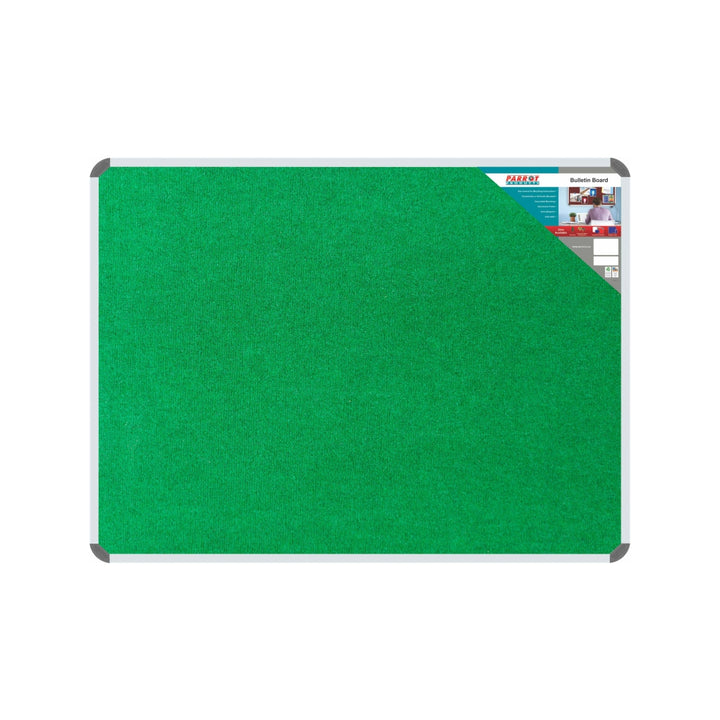 Parrot Bulletin Board Ribbed Aluminium Frame (600x450mm)