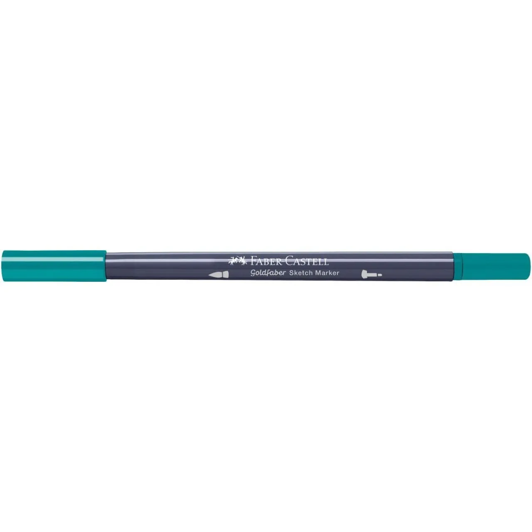 Faber-Castell Goldfaber 313 Dark Cobalt Green Sketch Marker - A164751