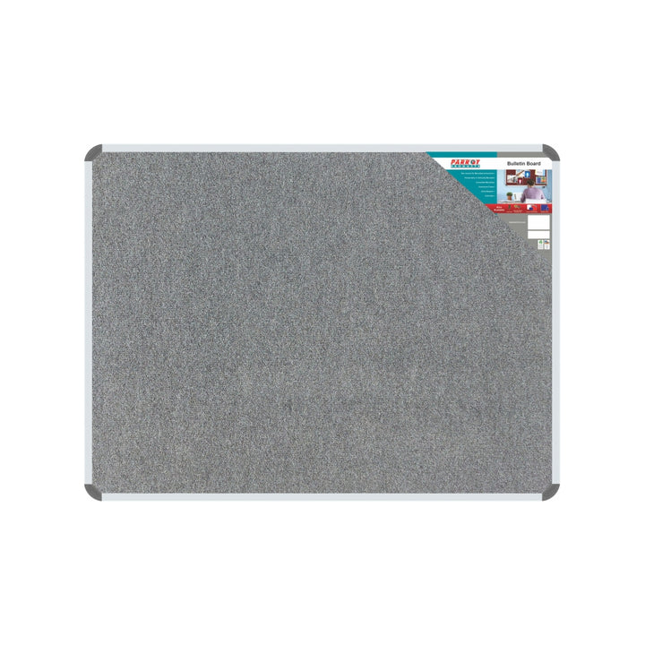 Parrot Bulletin Board Ribbed Aluminium Frame (1200x900mm)