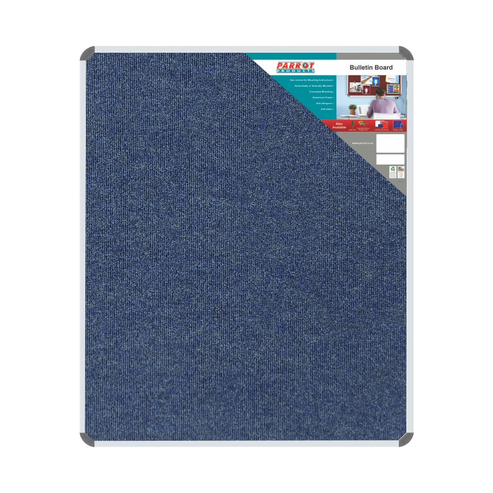 Parrot Bulletin Board Ribbed Aluminium Frame (1200x1000mm)