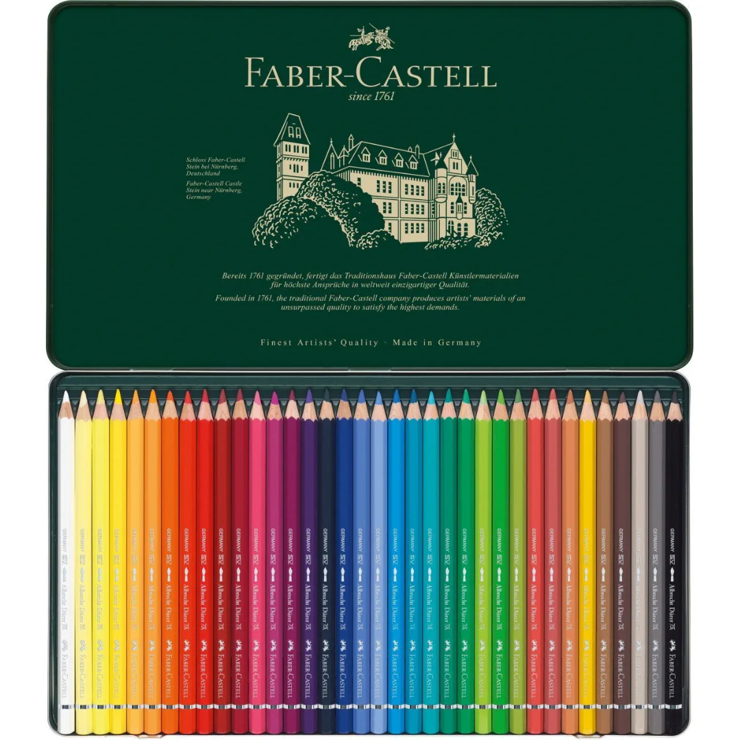 Faber-Castell Albrecht Dürer Watercolour Pencil Tin Of 36 - A117536