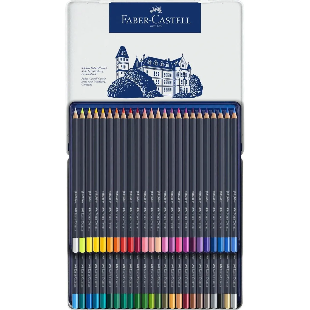 Faber-Castell Goldfaber Colour Pencils Tin Of 48 - A114748