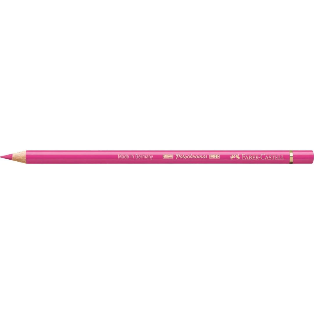 Faber-Castell Polychromos Colour Pencil 128 Light Purple Pink Box Of 6 - A110128