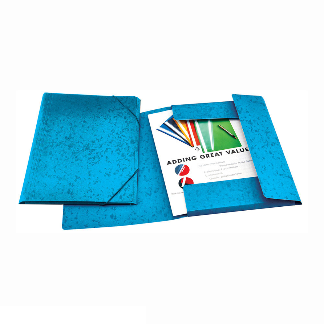 Bantex A4  Document Wallet 3-Flap - Heavy Duty Board