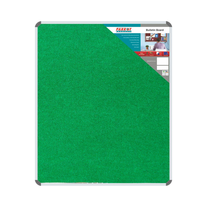 Parrot Bulletin Board Ribbed Aluminium Frame (1200x1000mm)