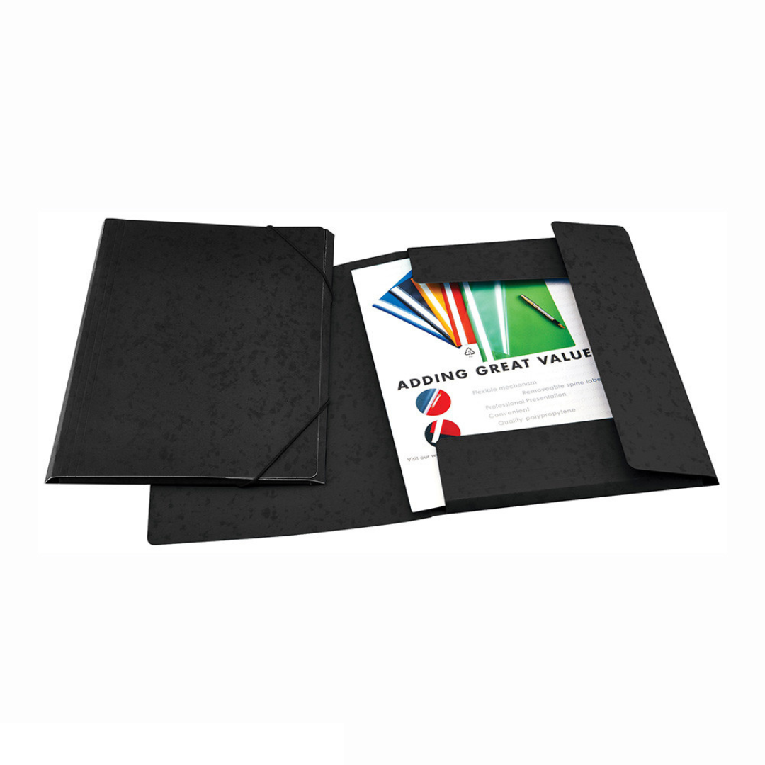 Bantex A4  Document Wallet 3-Flap - Heavy Duty Board