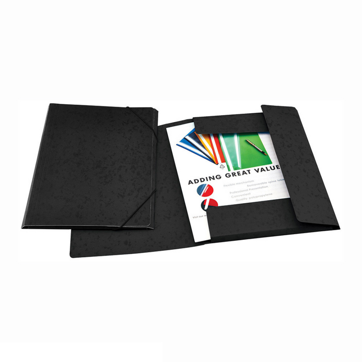 Bantex A4  Document Wallet 3-Flap - Heavy Duty Board