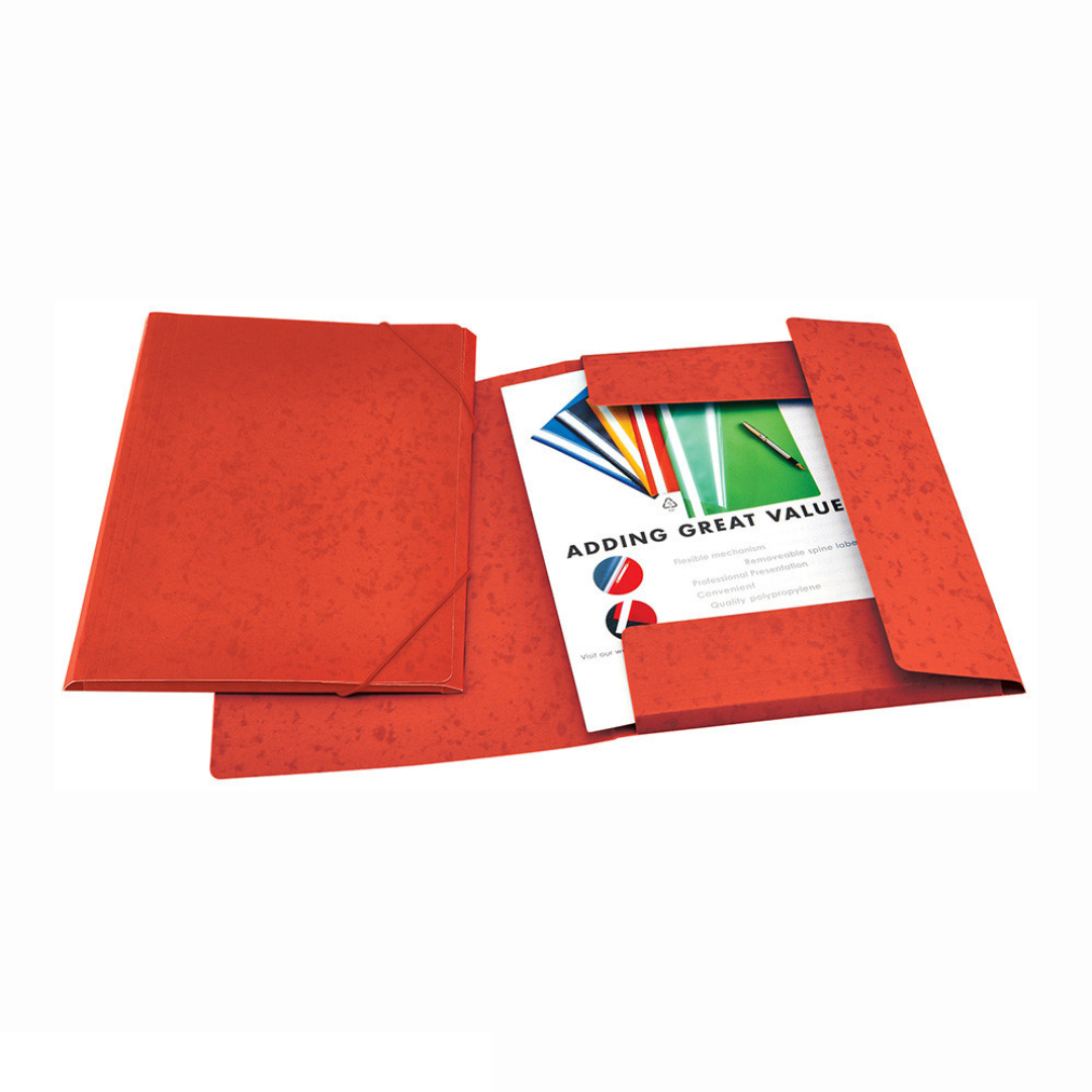 Bantex A4  Document Wallet 3-Flap - Heavy Duty Board