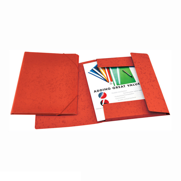 Bantex A4  Document Wallet 3-Flap - Heavy Duty Board