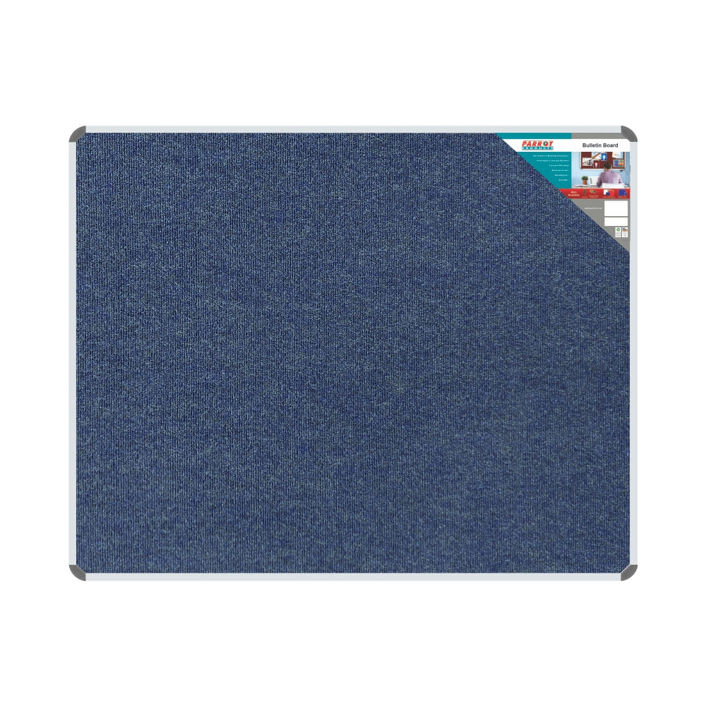 Parrot Bulletin Board Ribbed Aluminium Frame (1500x1200mm)