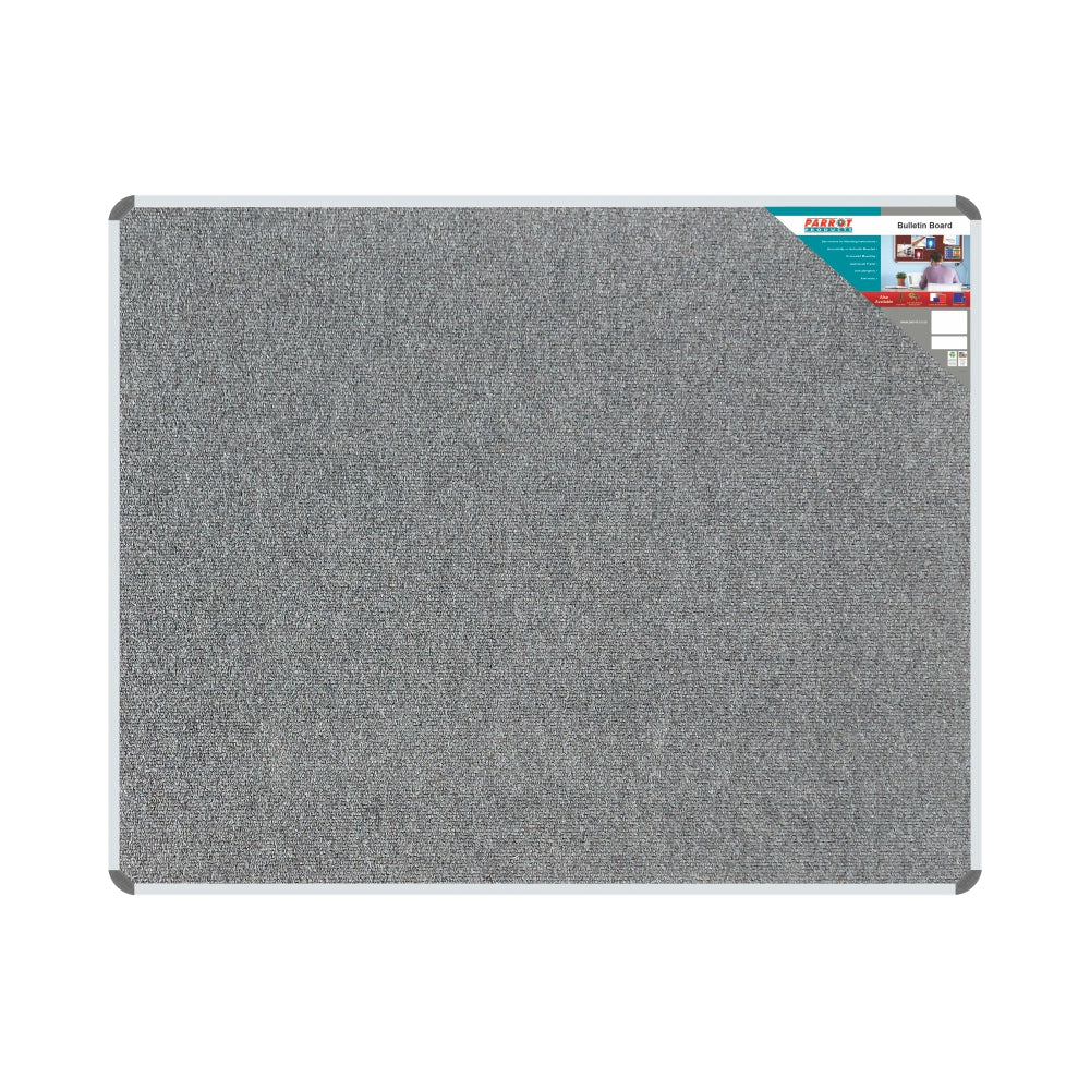 Parrot Bulletin Board Ribbed Aluminium Frame (1500x1200mm)