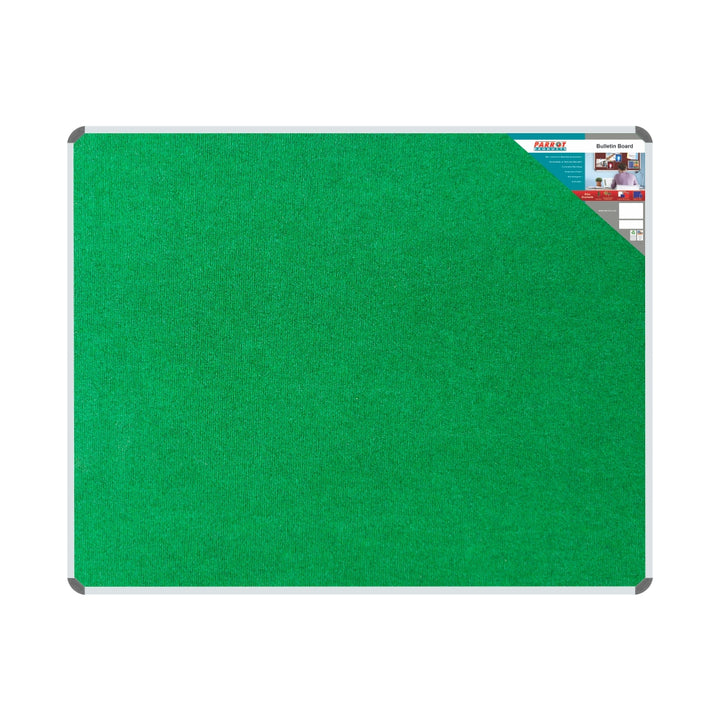 Parrot Bulletin Board Ribbed Aluminium Frame (1500x1200mm)