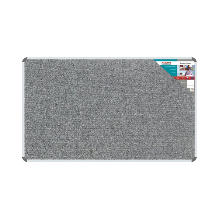 Parrot Bulletin Board Ribbed Aluminium Frame (1500x900mm)
