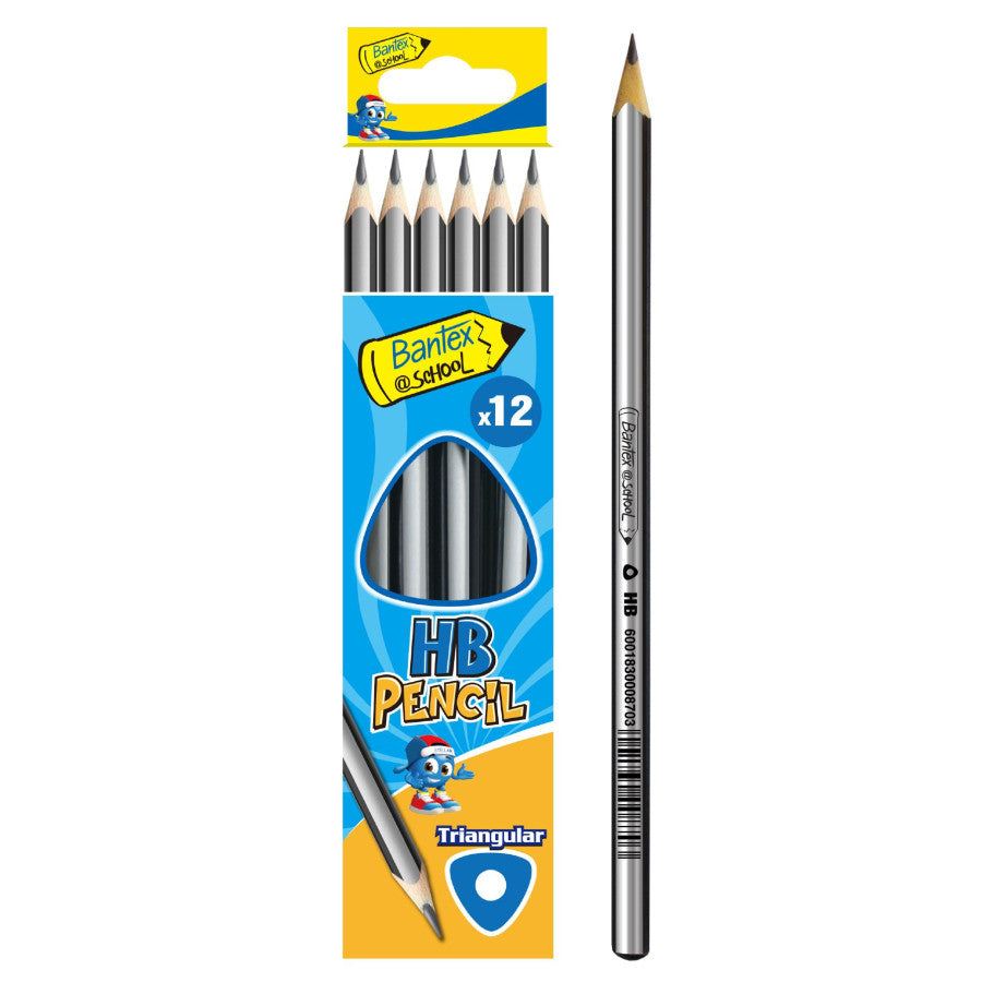 Bantex at School Pencil HB Triangular &amp;#8211 - BKR971548