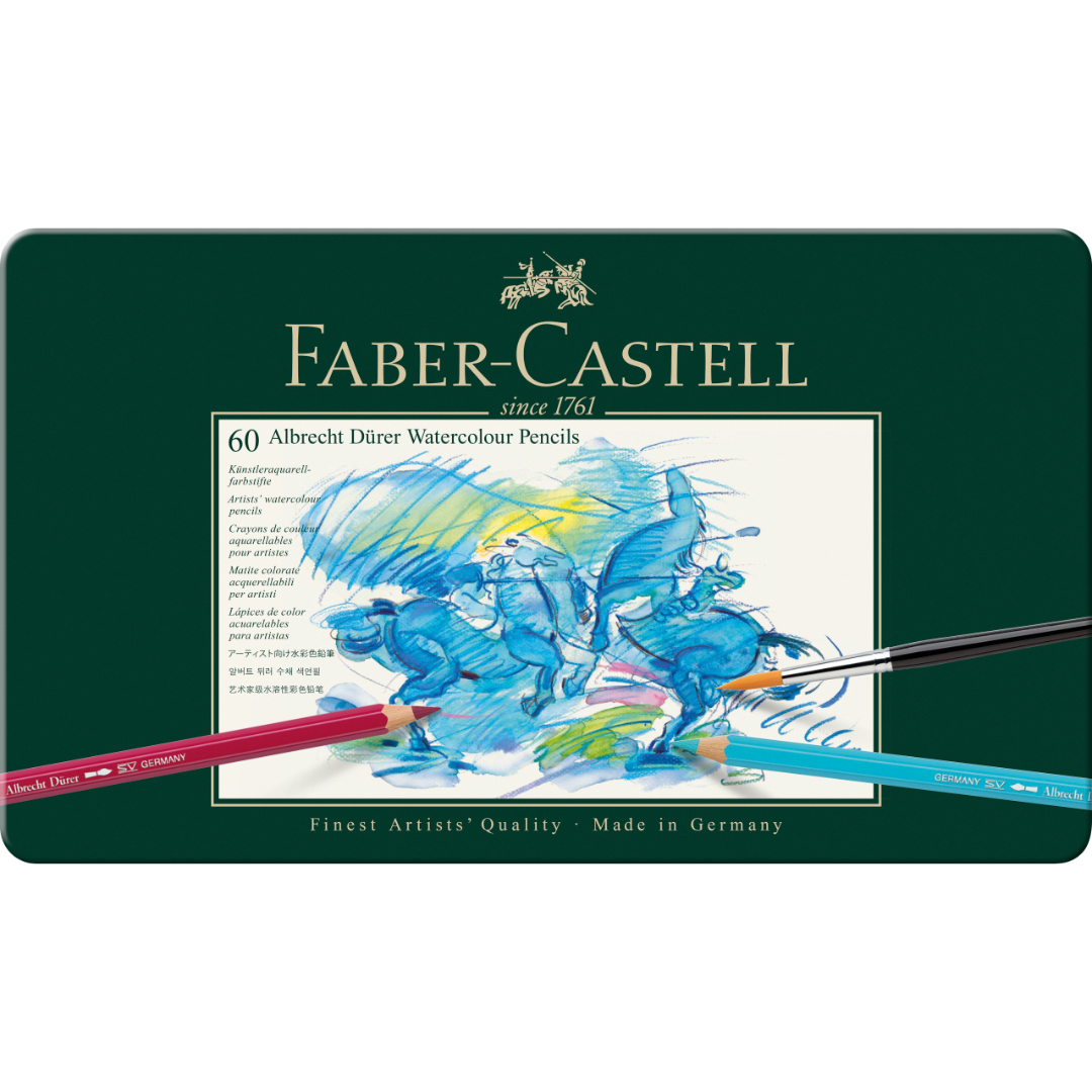 Faber-Castell Albrecht Dürer Watercolour Pencil Tin Of 60 - A117560